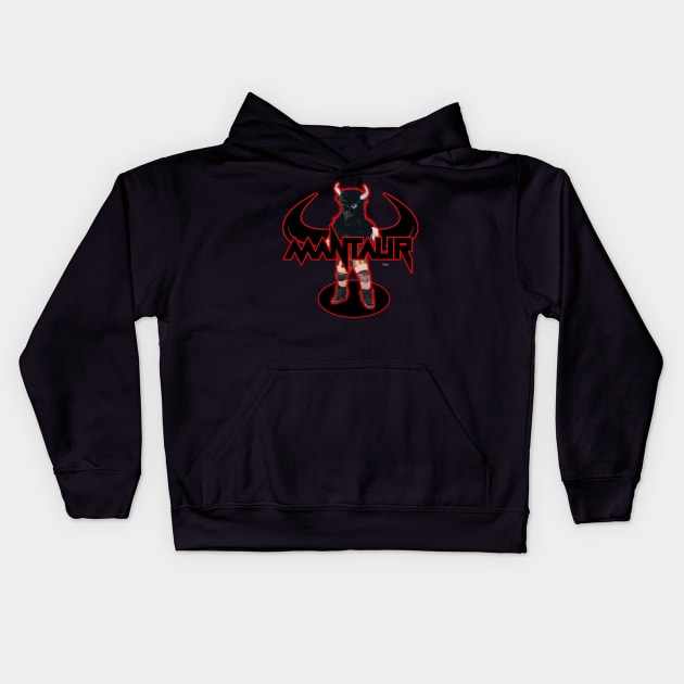 MANTAUR Kids Hoodie by E5150Designs